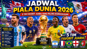 Jadwal Piala Dunia 2026 dan tim favorit juara dunia